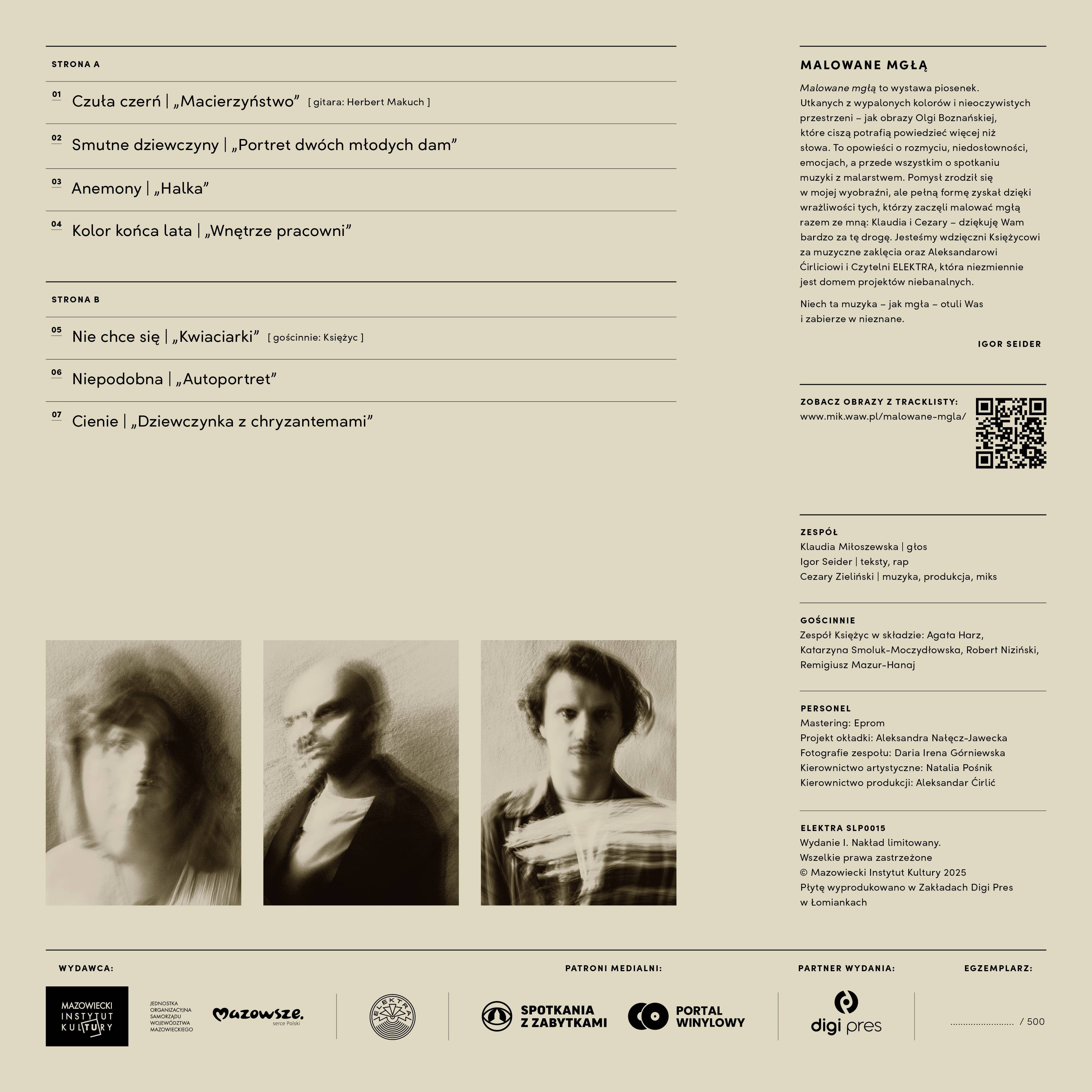 Miłoszewska/Seider/Zieliński "Malowane mgłą" - edycja standardowa